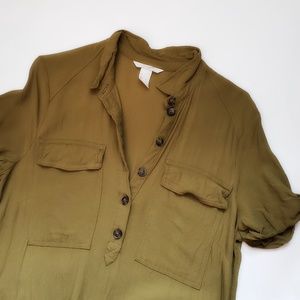 🍂 | Olive Utility Dress